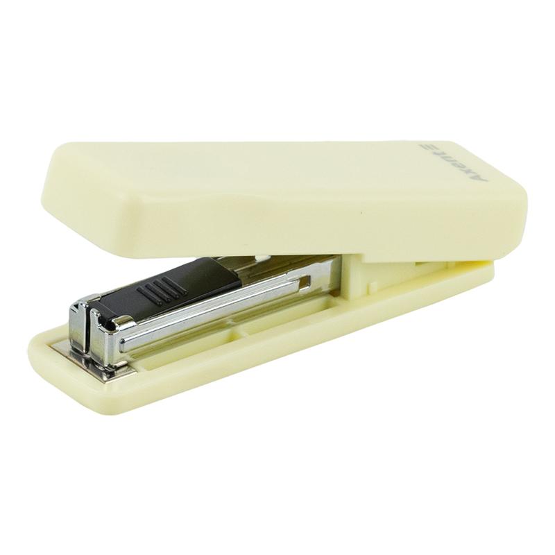 Степлер AXENT 4910-08-A MINI Pastelini, пластиковий, №10, 10 аркушів, жовтий